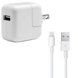 iPad Lightning USB Cable & Wall Charger Bundle (Original)