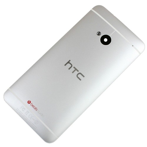 HTC One M7 Battery Back Cover Replacement - Silver