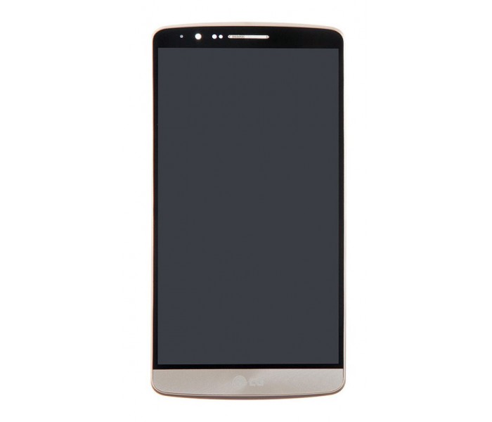 LG G3 LCD Screen Digitizer with Front Frame (Gold)