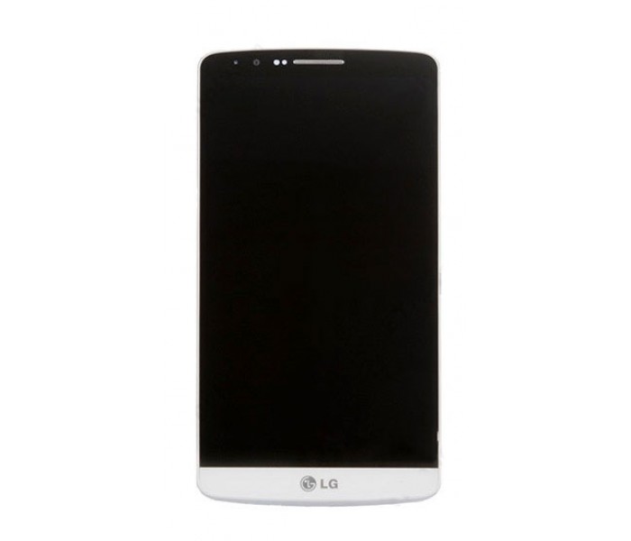 LG G3 LCD Screen Digitizer with Front Frame (White)