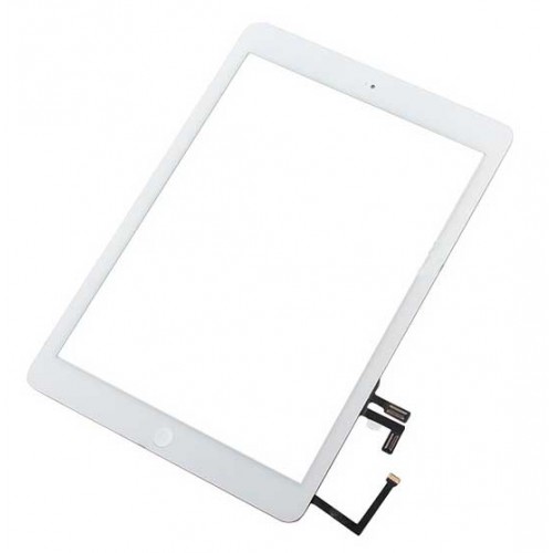 Digitizer with Home Button for Apple iPad Air White Touch Screen Panel Replace